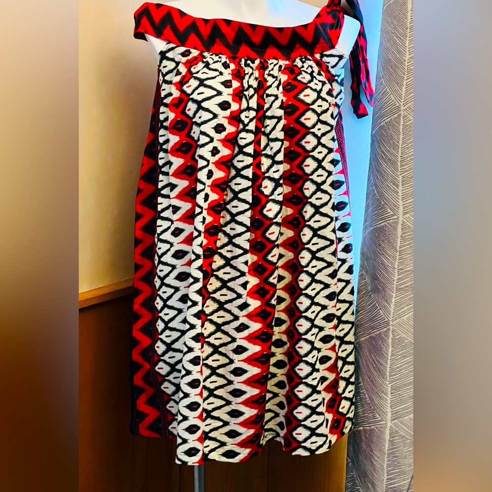 African print dress